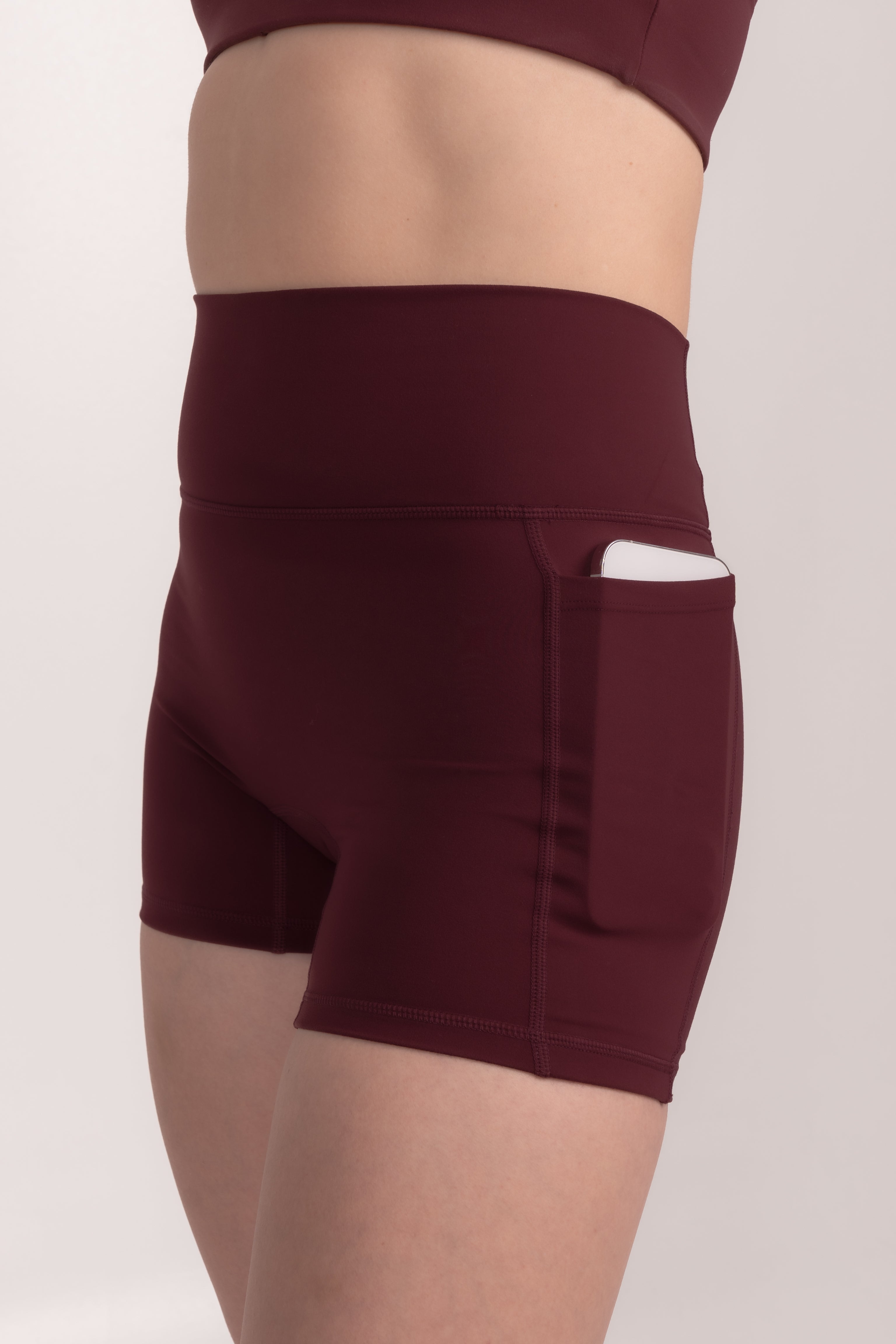 Isen 5" Shorts — Merlot
