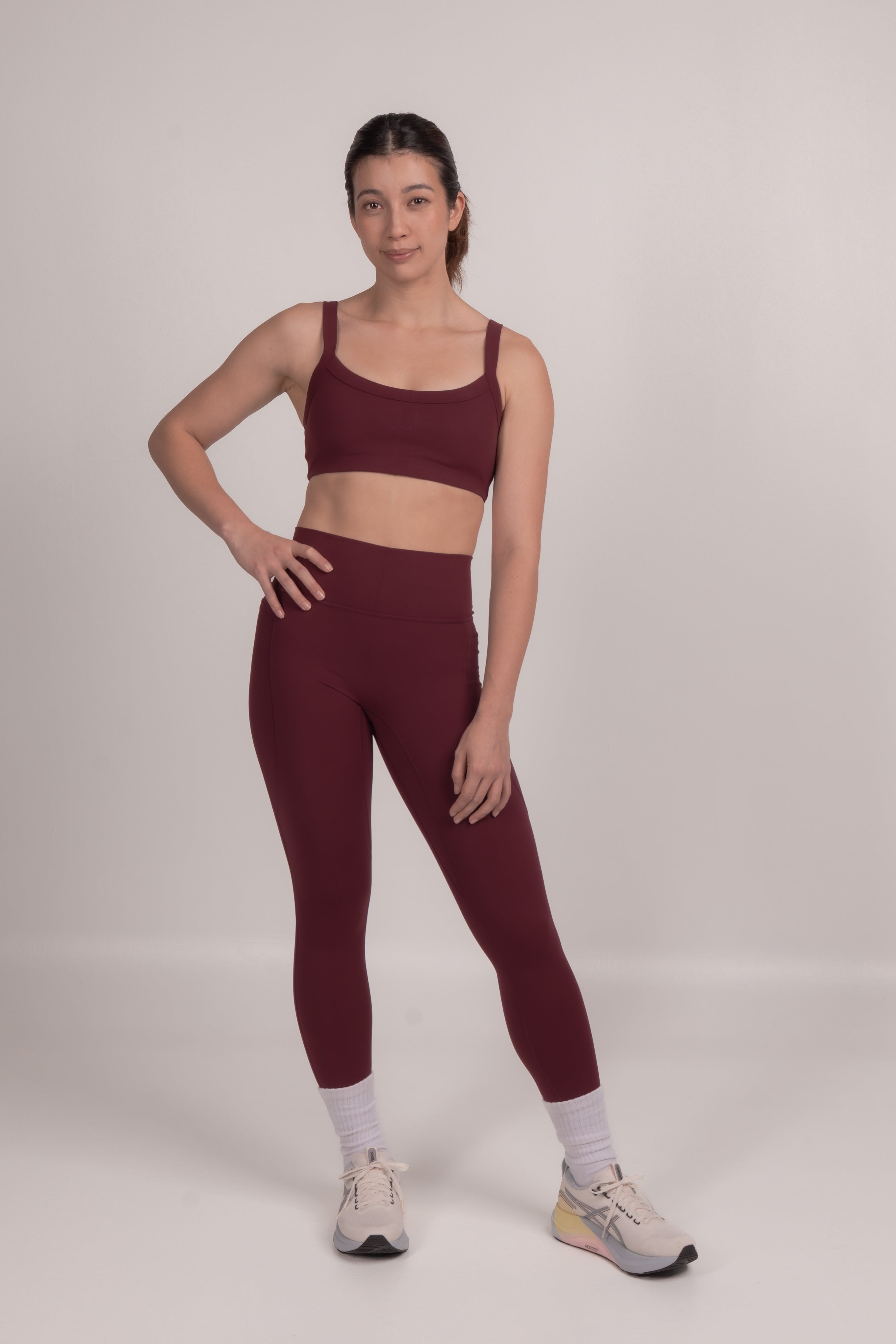Noma 26" Leggings — Merlot