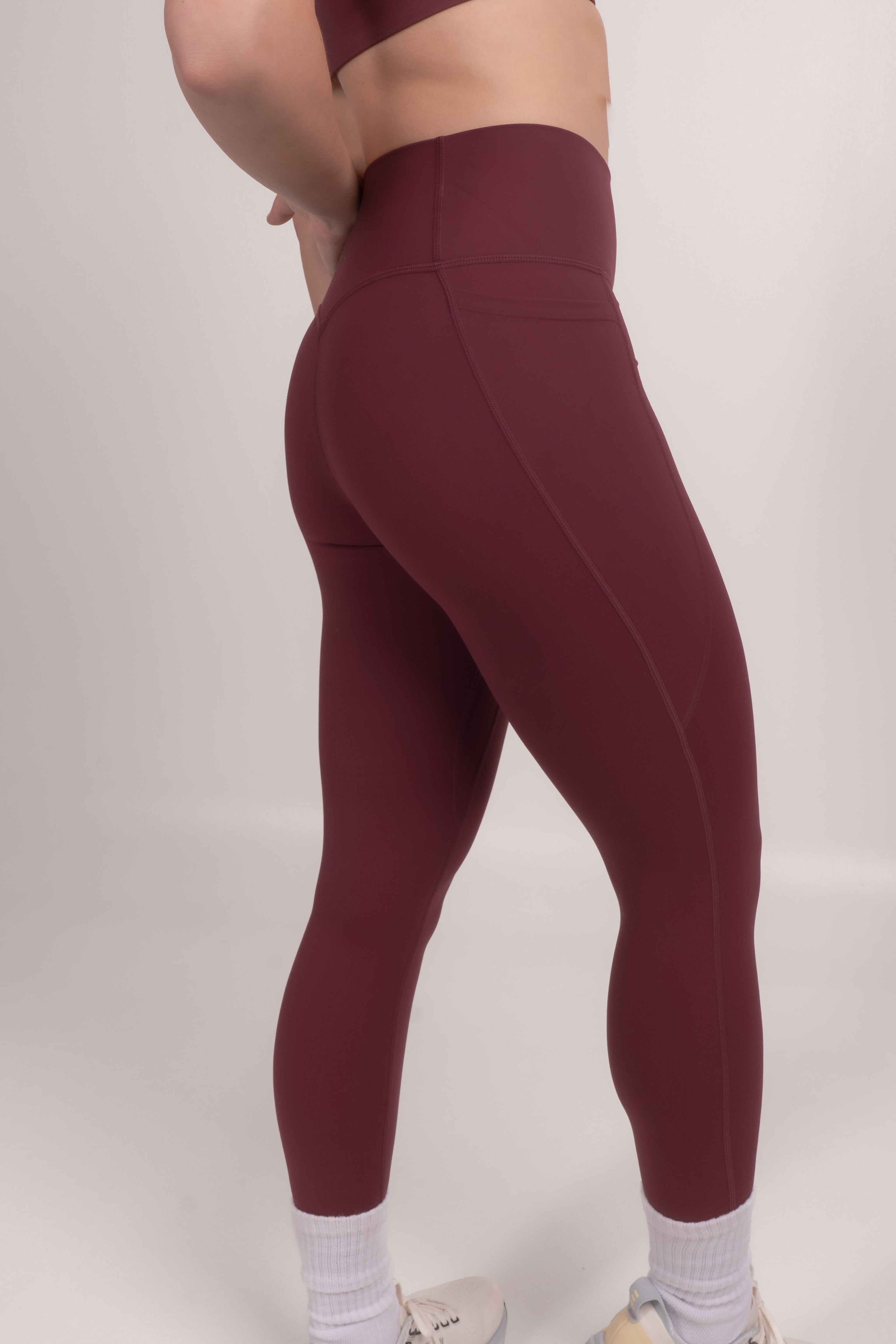 Noma 26" Leggings — Merlot