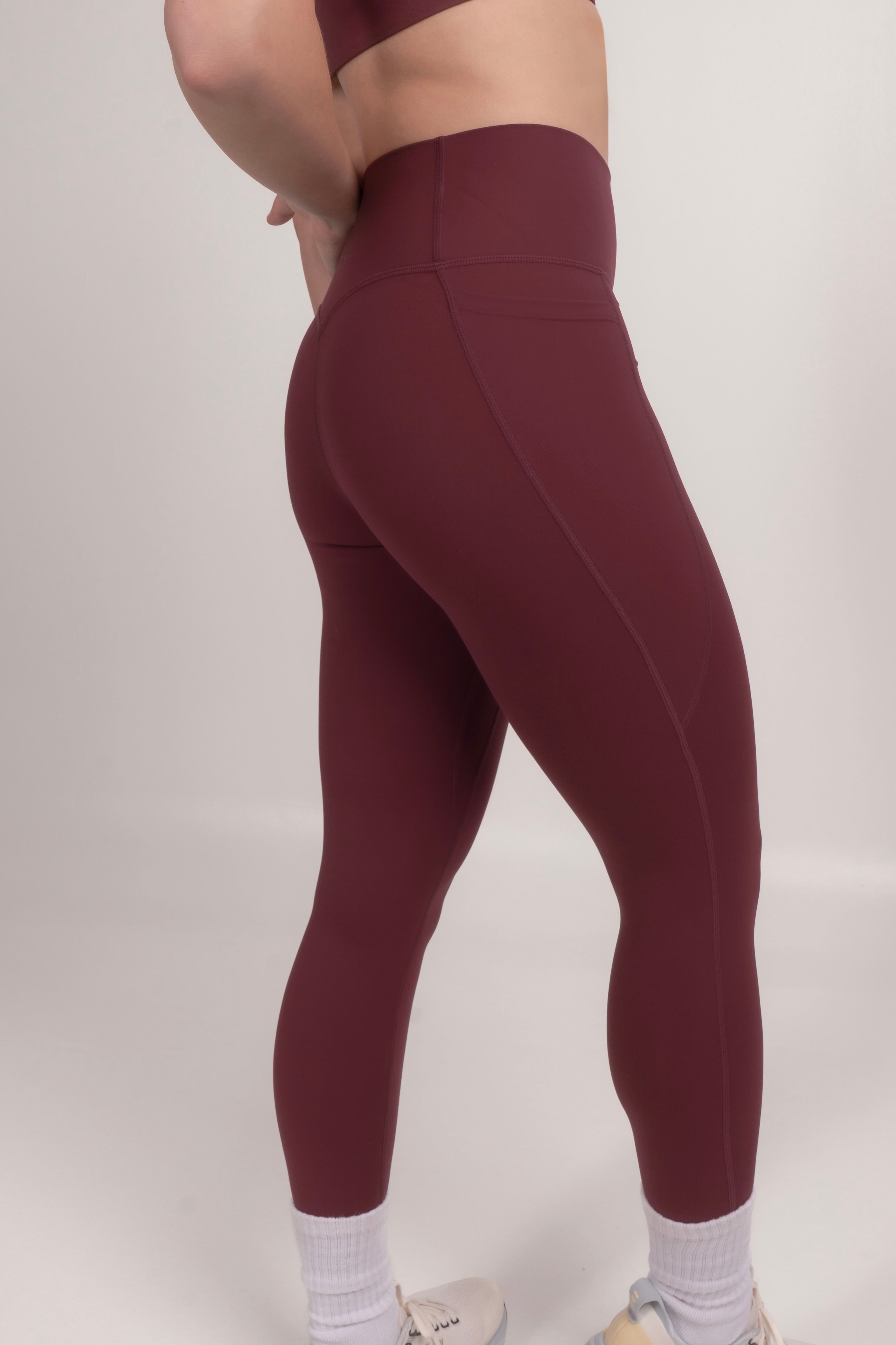 Noma 26" Leggings — Merlot