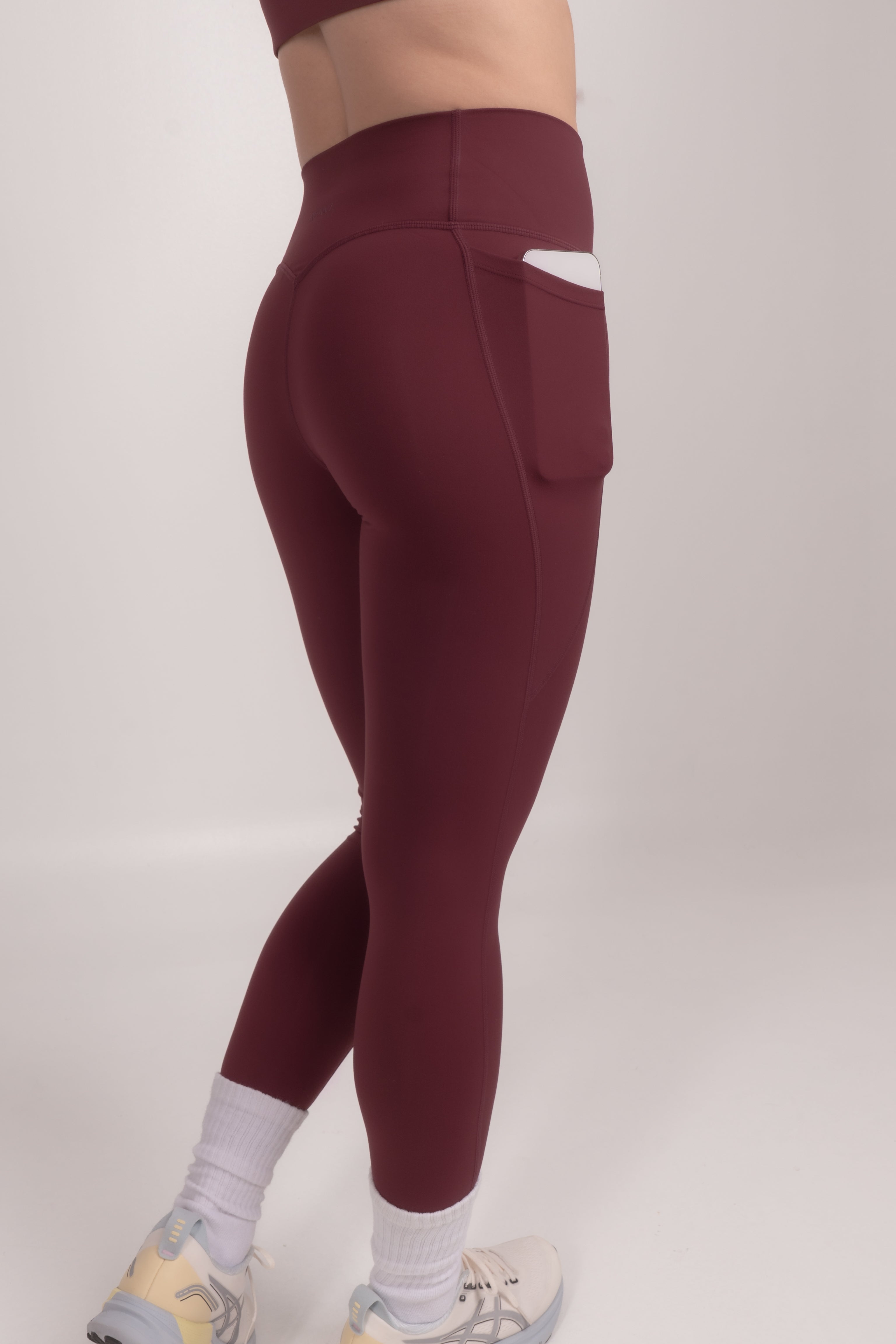 Noma 26" Leggings — Merlot