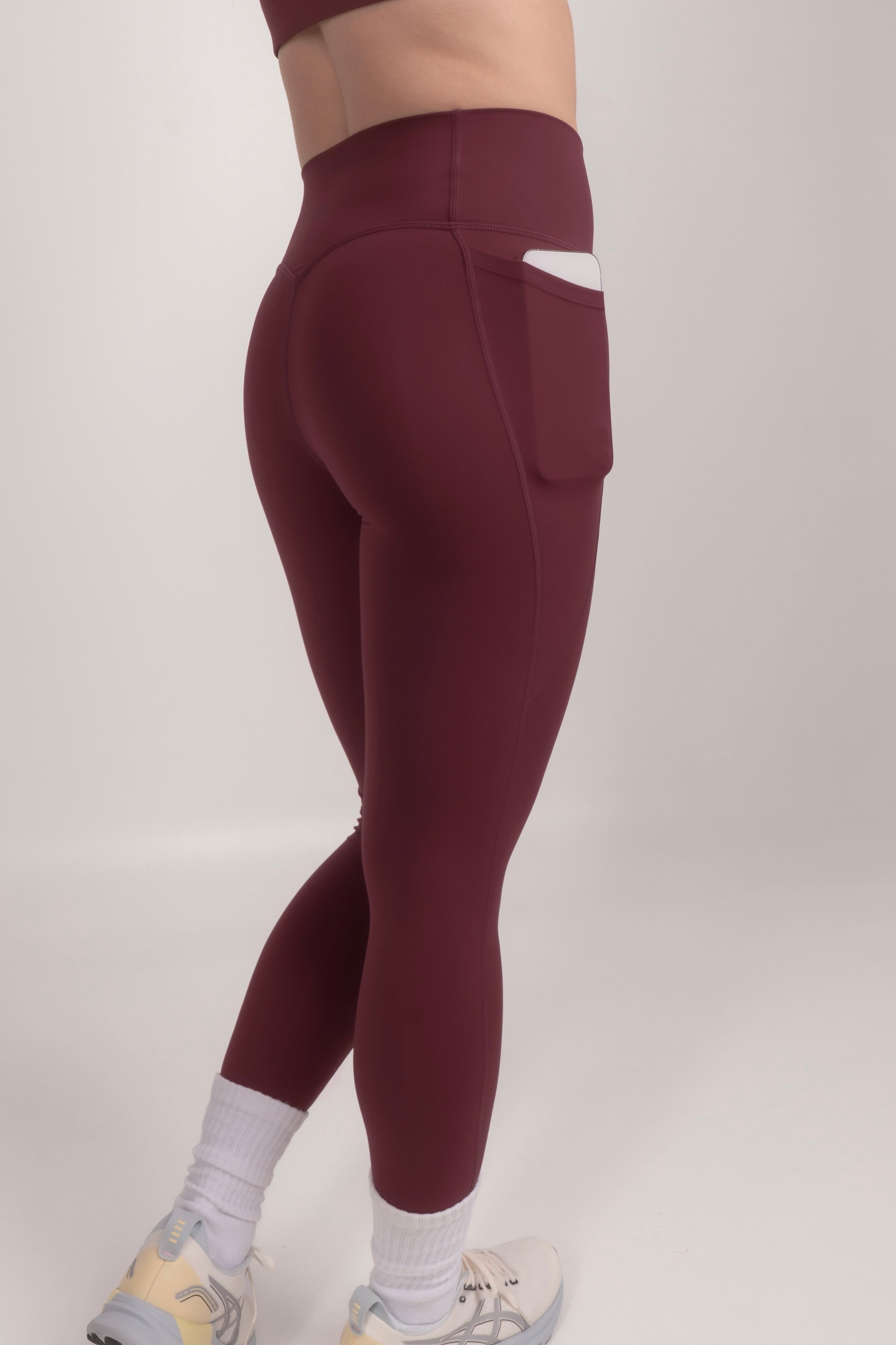 Noma 26" Leggings — Merlot